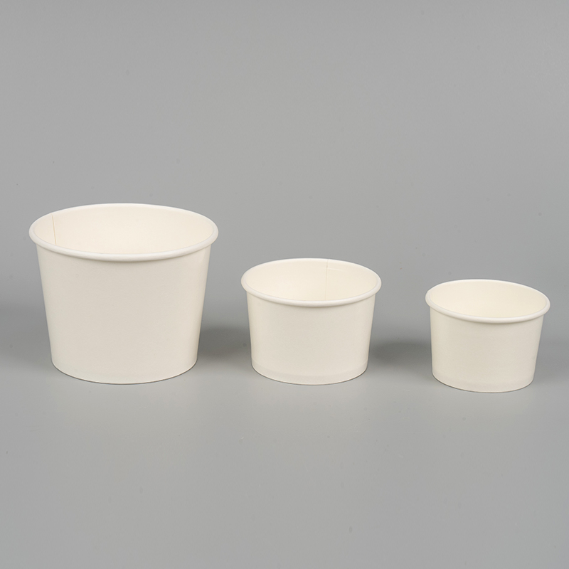 Recyclable leakproof ice cream paper cup