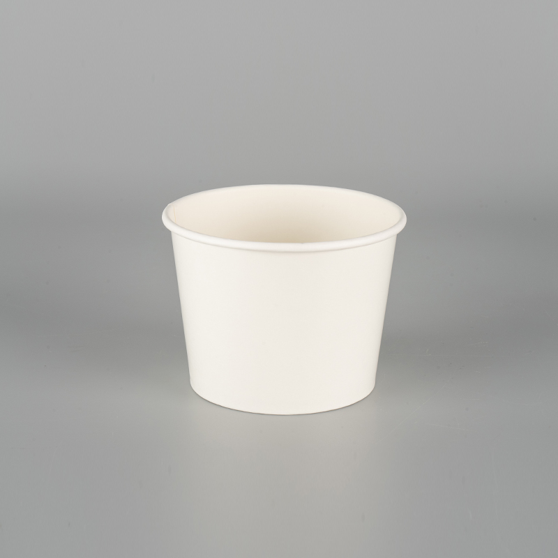 Recyclable leakproof ice cream paper cup