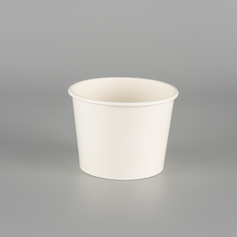 Recyclable leakproof ice cream paper cup